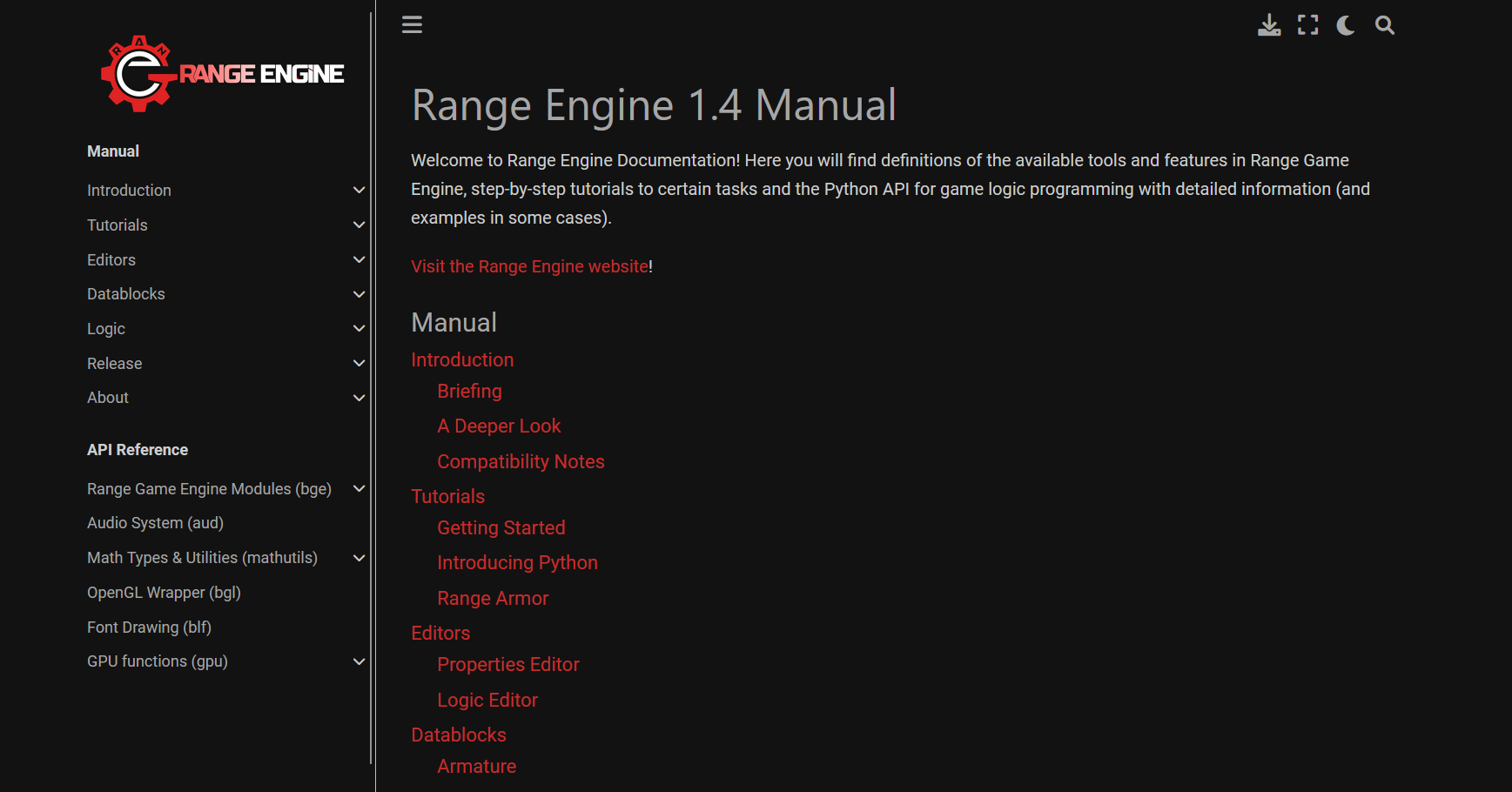 RanGE 1.4 Preview API