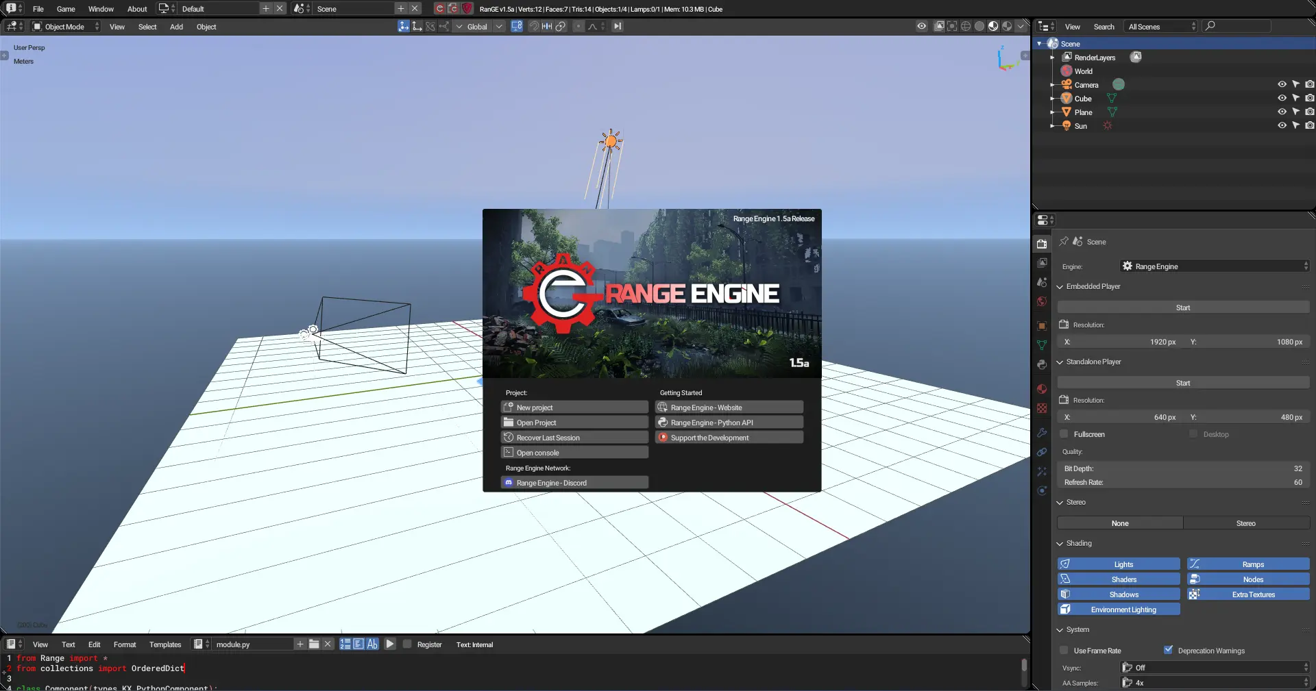 Range Engine 1.5a Splash