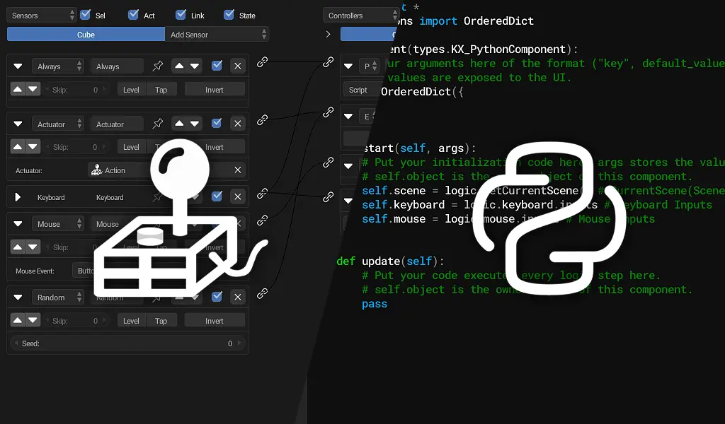Logic Bricks and Python